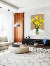 Yellow Lilies Vase Canvas Wall Art for Living Room Home Decor – view 5