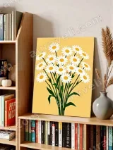 Daisy Bouquet Canvas Wall Art for Living Room Bedroom Home Decor – view 4