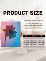 Colorful Gradient Floral Canvas Wall Art for Living Room Home Decor – view 7