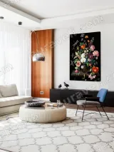Vibrant Floral & Dragonfly Canvas Wall Art for Living Room Bedroom Decor – вид 5