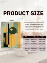 Modern Geometric Abstract Canvas Wall Art for Living Room Home Decor – view 7