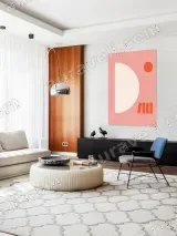 Abstract Geometric Canvas Wall Art for Living Room Home Decor – вид 5