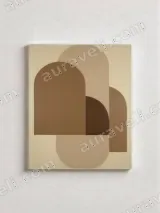Minimalist Geometric Arch Canvas Wall Art for Living Room Home Decor – view 2