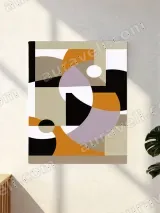 Abstract Geometric Canvas Wall Art for Living Room Bedroom Home Decor – view 2