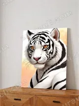 White Tiger Canvas Wall Art for Living Room Bedroom Home Decor – view 4
