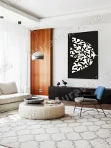 Abstract Botanical Leaf Canvas Wall Art for Living Room Home Decor – view 5