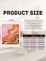 Abstract Botanical Leaf Canvas Wall Art for Living Room Home Decor – view 6