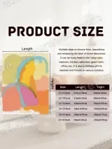 Abstract Colorful Curves Canvas Wall Art for Living Room Bedroom Home Decor – view 7