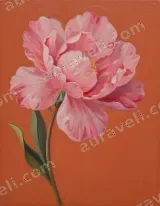 Pink Peony Floral Canvas Wall Art for Living Room Bedroom Home Decor wall art print