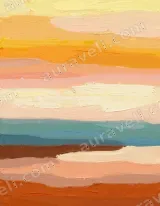 Abstract Color Block Canvas Wall Art for Living Room Bedroom Home Decor wall art print