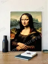 Mona Lisa Artistic Canvas Wall Art for Living Room Home Decor – view 4