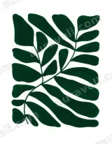 Tropical Leaf Canvas Wall Art for Living Room Home framed modern decor