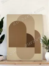 Minimalist Geometric Arch Canvas Wall Art for Living Room Home Decor – view 4