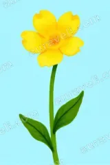 Yellow Flower Canvas Wall Art for Living Room Bedroom Home Decor wall art print