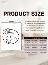Rabbit Minimalist Canvas Wall Art for Bedroom Living Room Home Decor – вид 7
