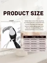 Black & White Toucan Canvas Wall Art for Living Room Home Decor – view 7