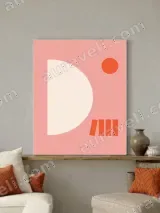 Abstract Geometric Canvas Wall Art for Living Room Home Decor – вид 3