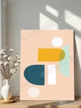 Abstract Geometric Canvas Wall Art for Living Room Bedroom Home Decor – view 5