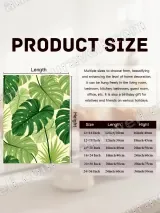 Tropical Monstera Leaves Canvas Wall Art for Living Room Bedroom Home Decor – вид 6