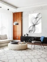 Modern Abstract Line Flow Canvas Wall Art for Living & Bedroom Home Decor – view 5