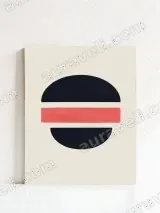 Abstract Geometric Circle Canvas Wall Art for Living Room Home Decor