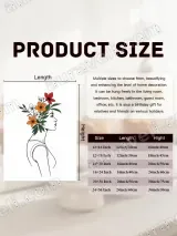 Floral Woman Line Art Canvas Wall Art for Living Room Bedroom Home Decor – вид 7