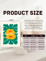 Yellow Floral Canvas Wall Art for Living Room Bedroom Home Decor – view 6