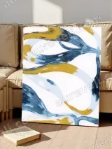Abstract Brushstroke Canvas Wall Art for Living Room Bedroom Home Decor – view 4