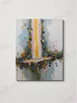 Abstract Colorful Splatter Canvas Wall Art for Living Room Home Decor – view 3
