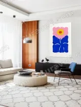 Vibrant Floral Canvas Wall Art for Living Room Bedroom Home Decor – вид 5