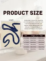 Abstract Blue Snake Canvas Wall Art for Bedroom & Living Room Decor – view 6