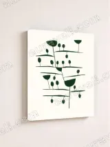Abstract Botanical Canvas Wall Art for Living & Bedroom Home Decor – view 4