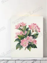 Pink Blossom Floral Canvas Wall Art for Bedroom & Living Room Home Decor – view 3
