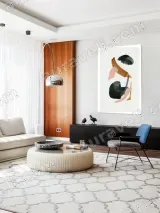 Abstract Brushstroke Canvas Wall Art for Living Room Bedroom Home Decor – view 4