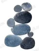 Blue Pebble Stacking Canvas Wall Art for Living Room Bedroom Home Decor wall art print