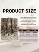 Dog in Snowy Forest Canvas Wall Art for Home Decor – вид 7