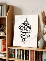 Grapes Brush Stroke Wall Art for Living Room Bedroom Home Decor – view 3