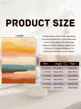 Abstract Color Block Canvas Wall Art for Living Room Bedroom Home Decor – view 7