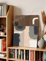 Abstract Geometric Curves Canvas Wall Art for Living Bedroom Home Decor – view 4