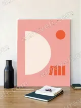Abstract Geometric Canvas Wall Art for Living Room Home Decor – вид 2