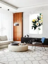 Modern Floral Canvas Wall Art for Living Room Bedroom Home Decor – view 5