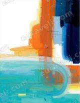 Abstract Colorful Canvas Wall Art for Living Room Home framed modern decor