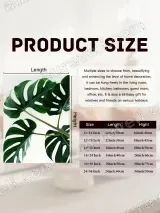 Monstera Leaf Canvas Wall Art for Living Room Bedroom Home Decor – вид 6