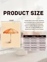 Orange Umbrella Sketch Canvas Wall Art for Living Room Home Decor – view 7