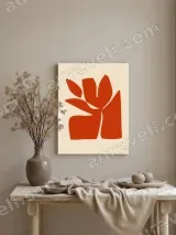 Abstract Floral Canvas Wall Art for Living Room & Bedroom Decor – view 3