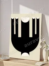 Minimalist Abstract Geometric Canvas Wall Art for Living Room Home Decor – view 4
