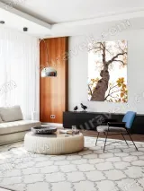 Tree Trunk with Yellow Leaves Canvas Wall Art for Living Room Home Decor – view 5