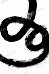 Abstract Black Brushstroke Canvas Wall Art for Living Room framed modern home decor