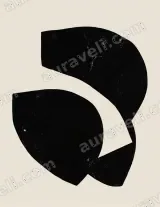 Abstract Geometric Black White Canvas Wall Art for Living framed modern home decor