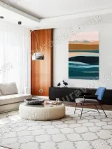 Minimalist Abstract Landscape Canvas Wall Art for Living Room Bedroom Home Decor – view 5
